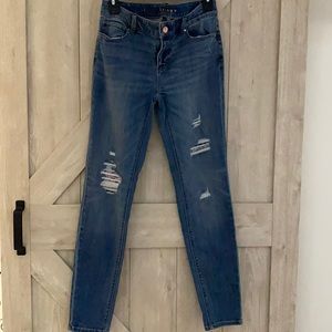 White house black market embellished jeans